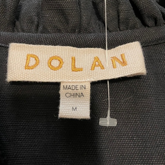 Dolan at Anthropologie Shift Dress Black White SizeM Embroidered Baggy Bohemian - Picture 5 of 14